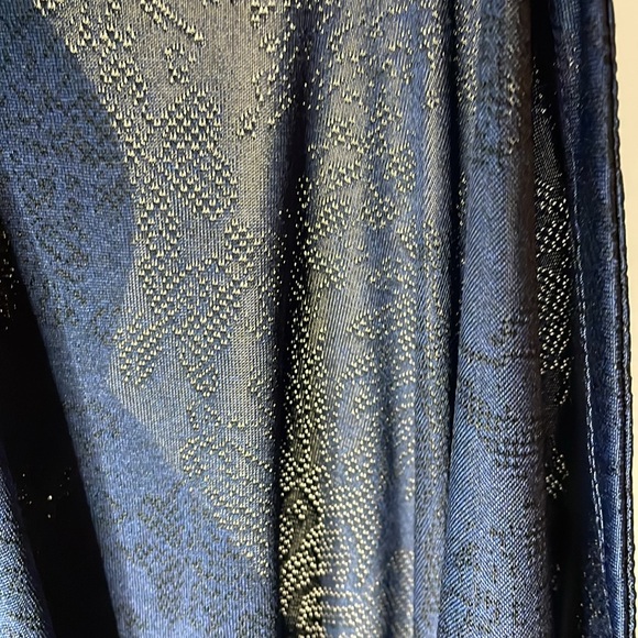 Nike Men's Medium Polo Dri-fit Breathable Blue Floral - Picture 7 of 7